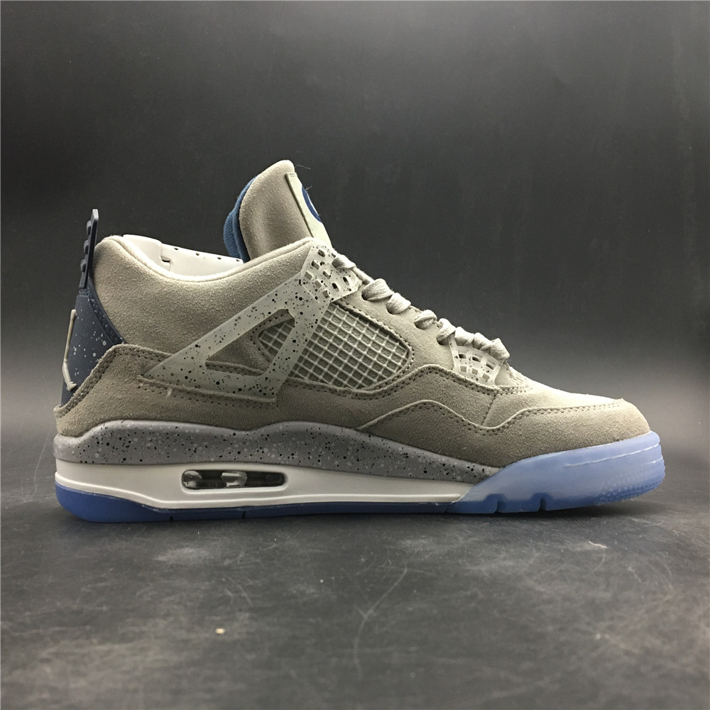 New Jordan 4 Retro Grey Ice Sole